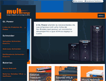 Tablet Screenshot of multenergy.com.br